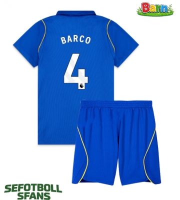 Chelsea Valentin Barco #4 Hemmaställ Barn 2026-27 Kortärmad (+ Korta byxor)